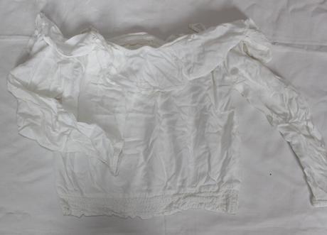 Ob43. nejen sváteční volánková blůzka 9-10 let, h&m,140