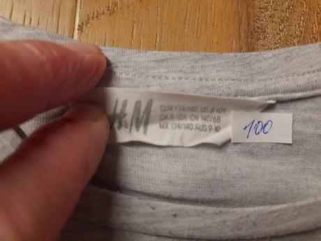 6x tričko, flitry, ucb, h&m, vel 134/140, h&m,134