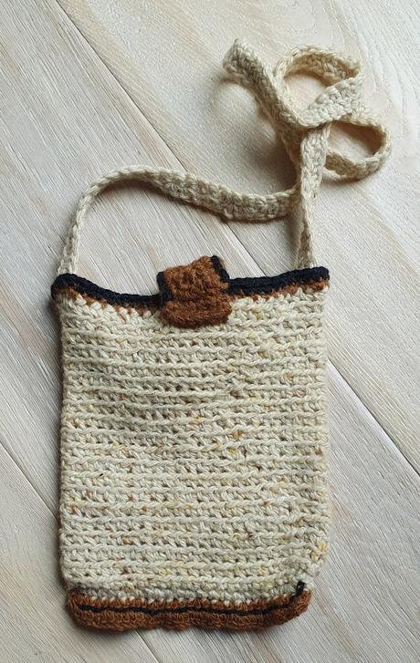 Letní háčkovaná kabelka,