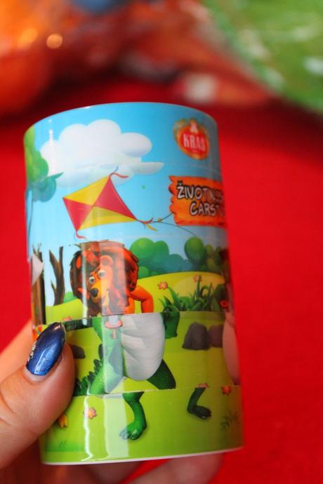 Dětský plastový puzzlový hrníček puzzle zvířátka,