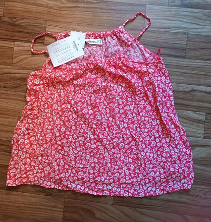 Květinový ramínkový top janina,vel.42, 42