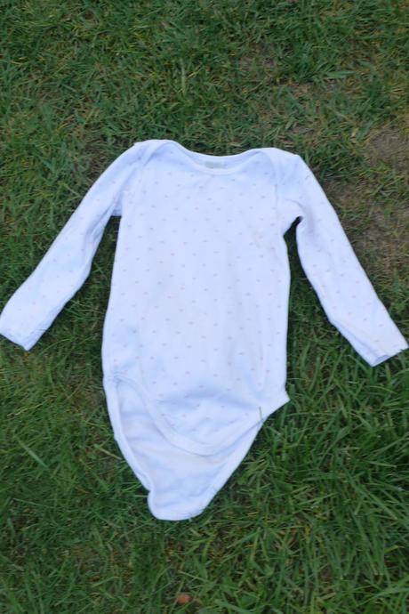 2 body s dlouhym rukavem/srdicka a motylek, h&m,86