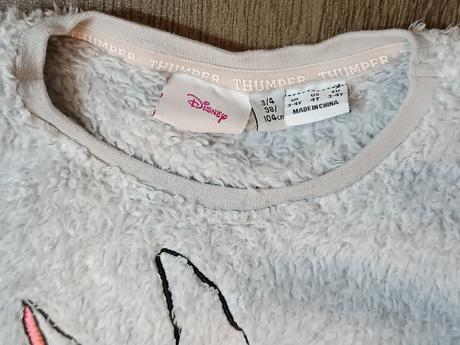 2x dívčí teplejší mikiny, disney,104
