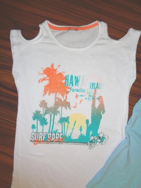 Super komplet trička a legínových šortek, alive,152