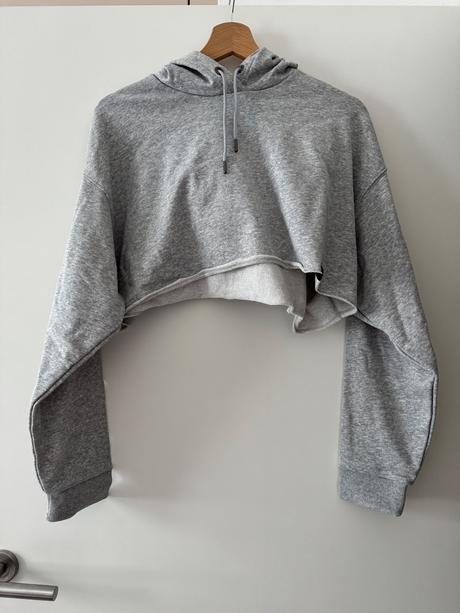 Crop šedá mikina under armour vel.s / 36, under armour,s