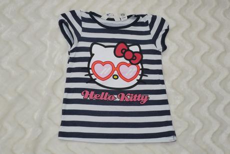 Pruhovane triko hello kitty, h&m,98