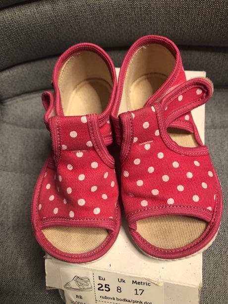 Bačkůrky rak vel 25 růžová tečka volná špička, rak,25