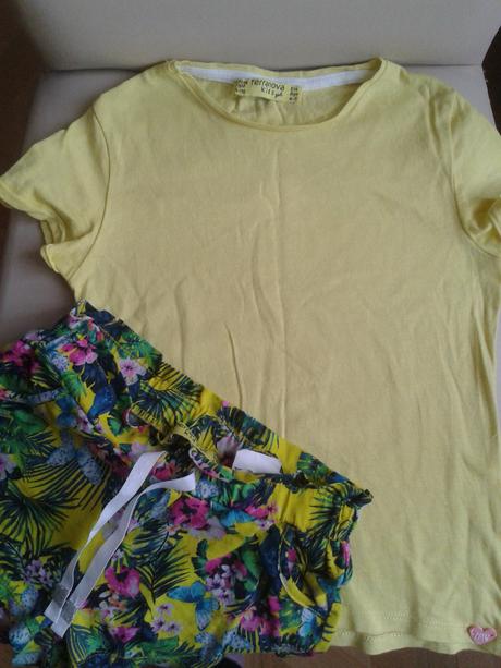 Komplet letní terranova triko+kraťasy vel. 104/110, terranova,104