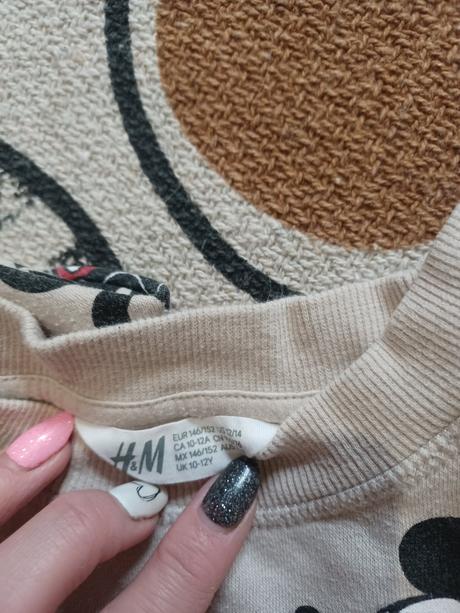 Tepláková souprava mickey h&m 146/152, h&m,152
