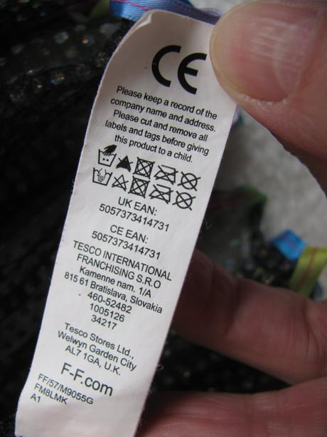 Třpytivá tylová sukýnka, tesco,98