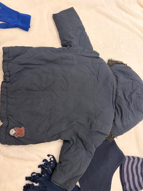 Zimní bunda s.oliver 92/98 / sada / čepice / šály, 86–98
