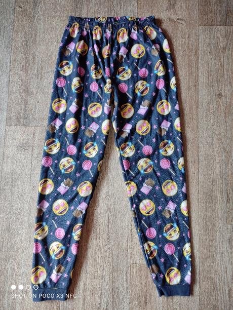 Pyžamové kalhoty fleece emoji, george,146