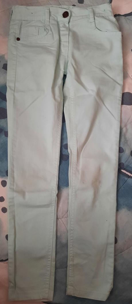 Plátěné džínové kalhoty, 134