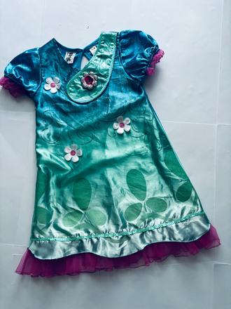 An10/ kostým šaty troll - v.3/4 roky, 