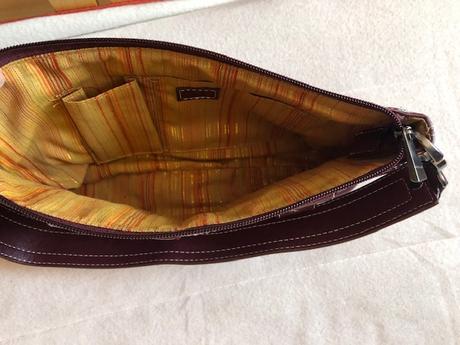 Vinove cervena taska pres rameno mango, mango