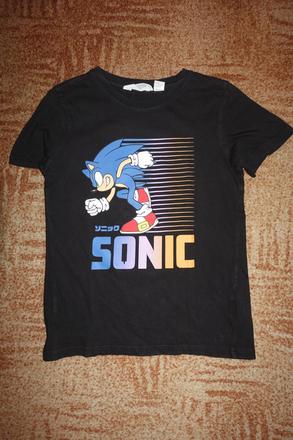 Chlapecké tričko sonic hm vel. 134-140, h&m,134