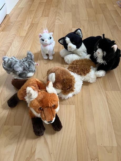 Plyšáci - zvířátka, 6ks, 