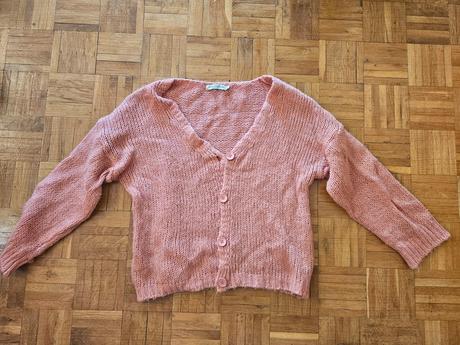 Teplý svetr s vlnou, xl