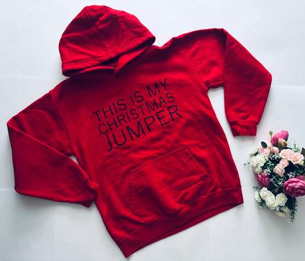 K1/ mikina vánoční - v.11/12 let, 146