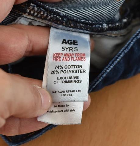 Džíny straight fit vel. 5 let, matalan,110