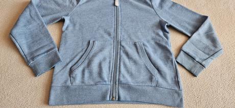 Dívčí mikina, mikinka na zip, vel.122/128, zn.h&m, h&m,122
