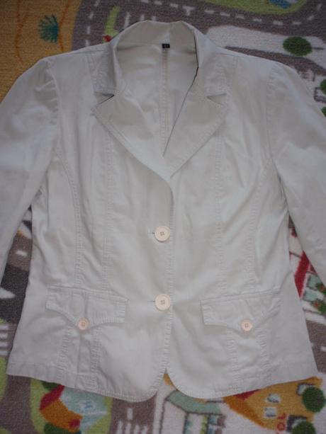 Sako-sáčko krátké béžové, m