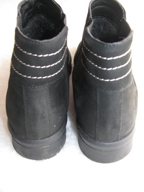 Dámská kožená černá kotníková obuv, podzim, zima, rieker,41