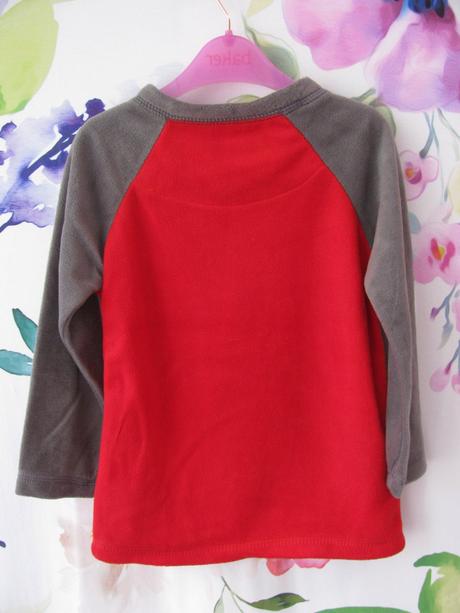 Chlapecká fleecová mikina s medvědem, st. bernard,104