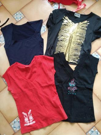 4 x tričko - cena za vše, s