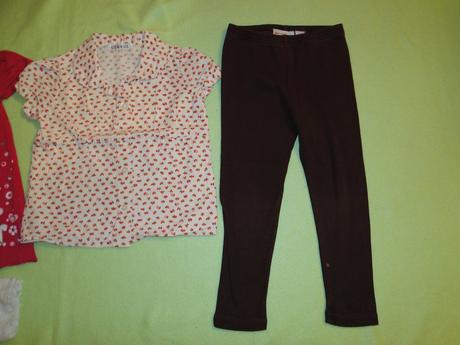 6ks balík v.104 tunika legínky ponožky, 104–116