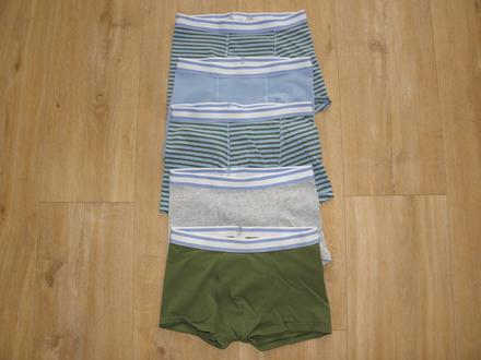 5x chlapecké boxerky zn. tchibo vel.134/140, tchibo,134