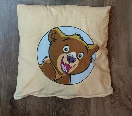 2x polštářky s dětskými motivy-medvěd, labuť, šířka (cm): 40,délka (cm): 40
