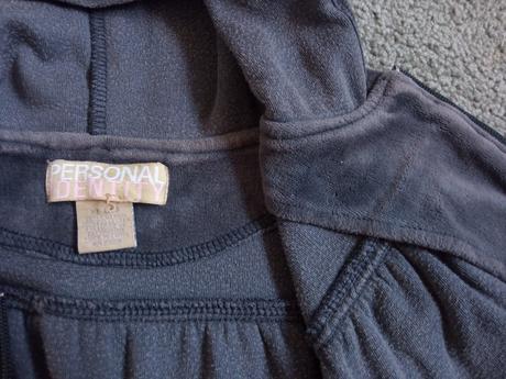 Sametová mikina, xl