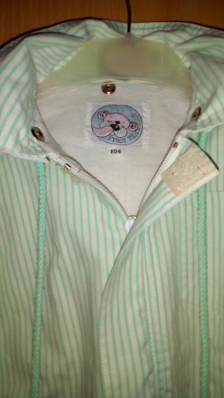 Plátěná bunda s podšívkou, 104