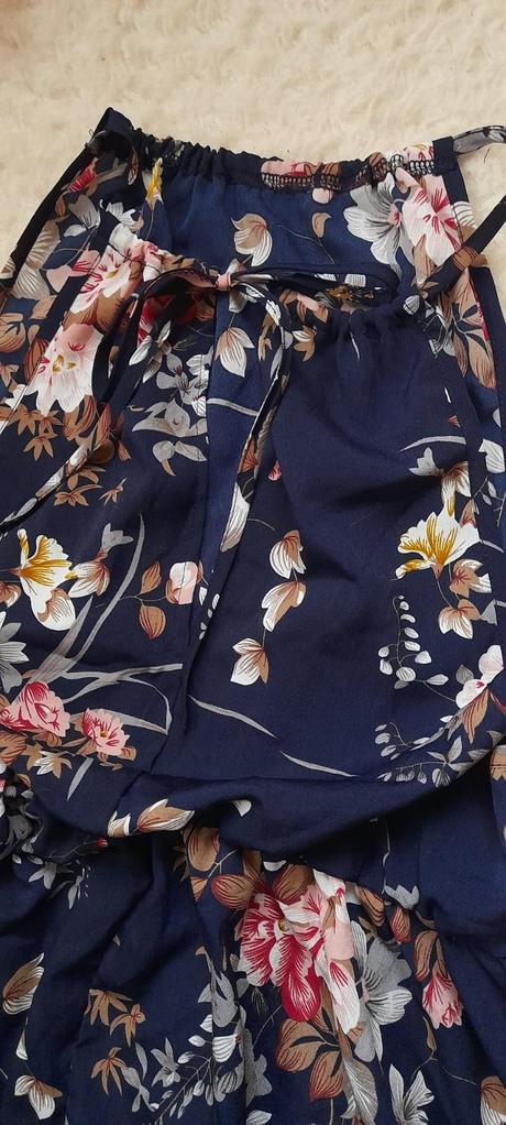 Shein květinové dlouhé šaty, l