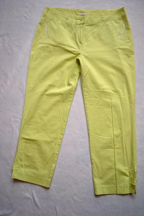 Zelinkavé 7/8 kalhoty, 42