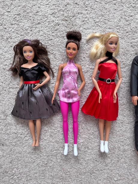 Panenky barbie, 5 kusů, ken, 