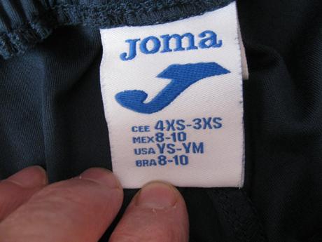 Chlapecké modré elastické šortky joma, 140