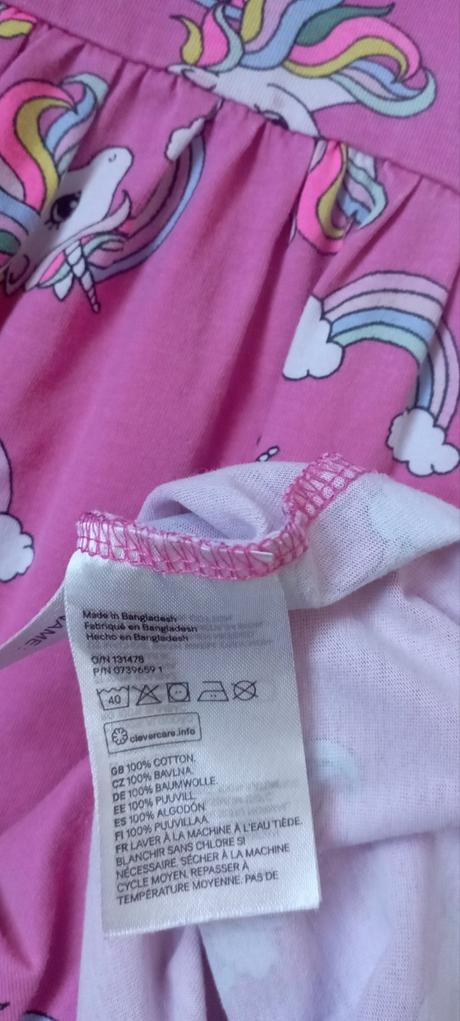 Šaty s koníčky zn."h&m" vel."134-140', h&m,134
