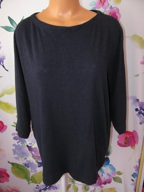 Dámská tmavě modrá halenka s 3/4 rukávem s.oliver, s.oliver,m