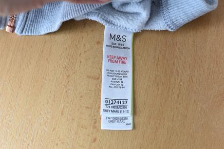 Mikina vel. 11 - 12 let, marks & spencer,152