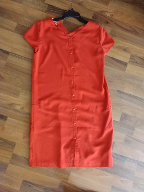 Tmavě červené šaty, promod,l