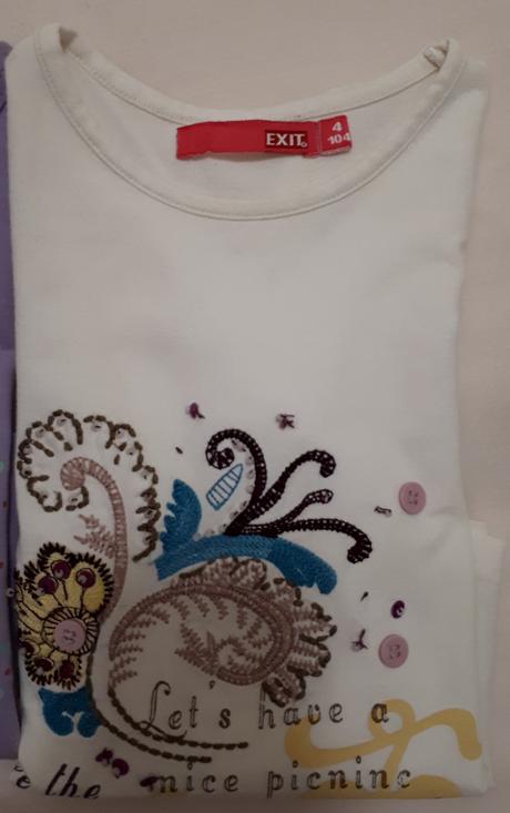 3x tričko s dlouhým rukávem, vel.98/104, 98