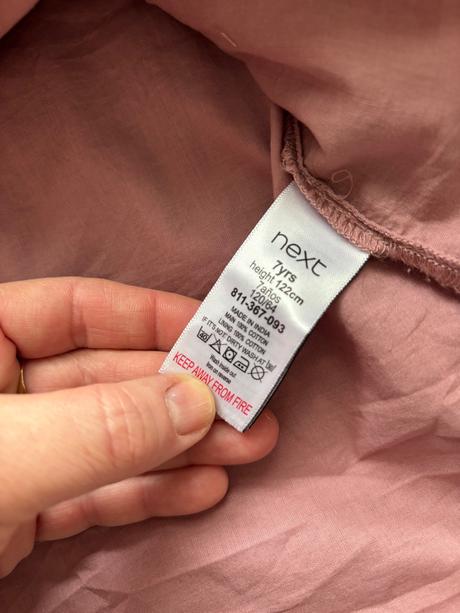 Ob/ šaty nádherné zn. next - v.7 let, next,122