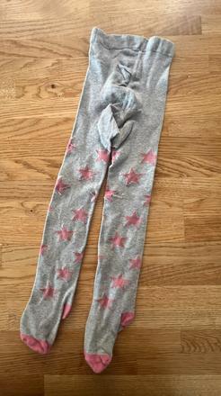 Punčocháče šedé s hvězdičkama vel. 116, 116