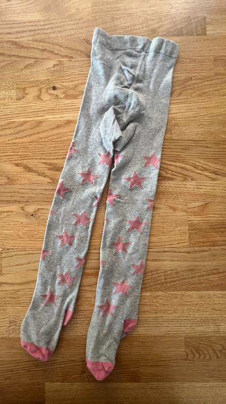 Punčocháče šedé s hvězdičkama vel. 116, 116