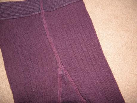 Vínové punčocháče zn. tchibo vel.122/128, tchibo,122