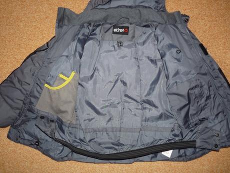 Zimní bunda šedá, etirel,140