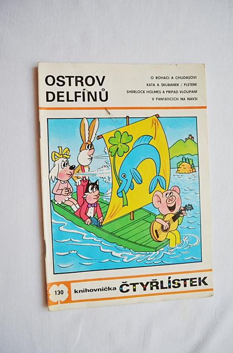 Dětský časopis čtyřlístek 130/ ostrov delfínů,