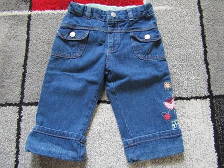 Riflové kraťasy pro holku vel.116 zn.knot so bad, 116